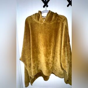 Aerie XXL corded pullover with hood.